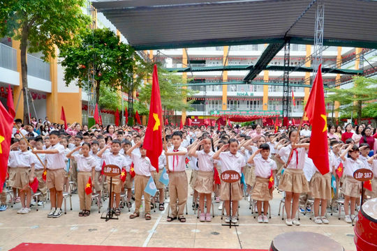 Phường Thanh Xuân rộn ràng ngày khai giảng năm học mới
