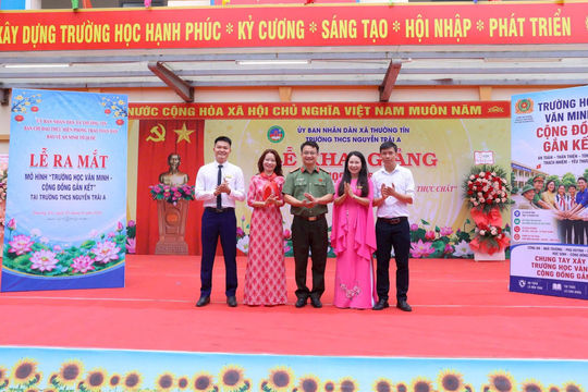 Xã Thường Tín triển khai mô hình "Trường học văn minh - Cộng đồng gắn kết"
