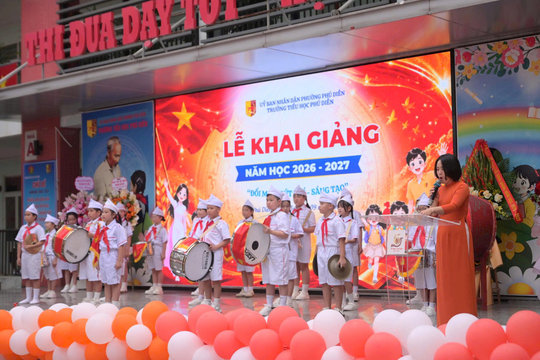Trường Tiểu học Phú Diễn khai giảng năm học mới, lan tỏa tinh thần đổi mới và sáng tạo