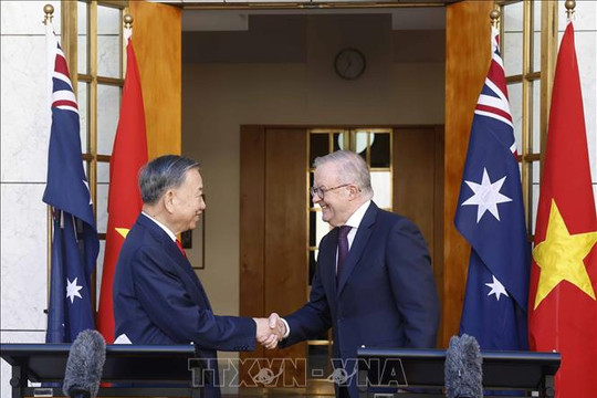 Tuyên bố chung về nâng cao sức chống chịu, thích ứng và phục hồi kinh tế Việt Nam và Australia