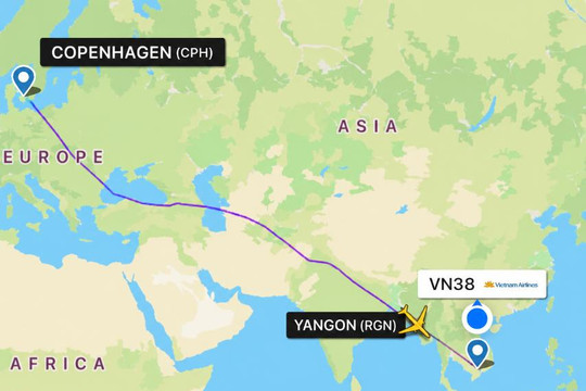 Sản phụ sinh con trên chuyến bay, máy bay Vietnam Airlines hạ cánh khẩn cấp tại Myanmar