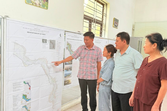 Phường Thượng Cát khuyến khích người dân đóng góp ý kiến về quy hoạch sông Hồng