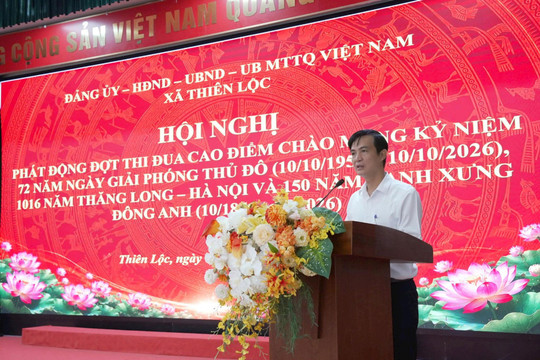 Phát động đợt thi đua cao điểm “Thiên Lộc vững bước đi lên”