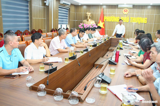 Phường Phú Thượng triển khai lấy ý kiến về điều chỉnh Quy hoạch phân khu đô thị sông Hồng