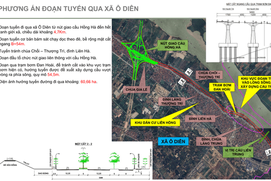 Xã Ô Diên trước cơ hội “đánh thức” không gian ven sông