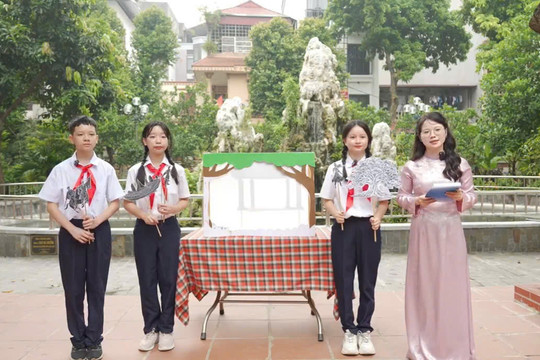 Khi học sinh sáng tạo cách kể chuyện di sản...