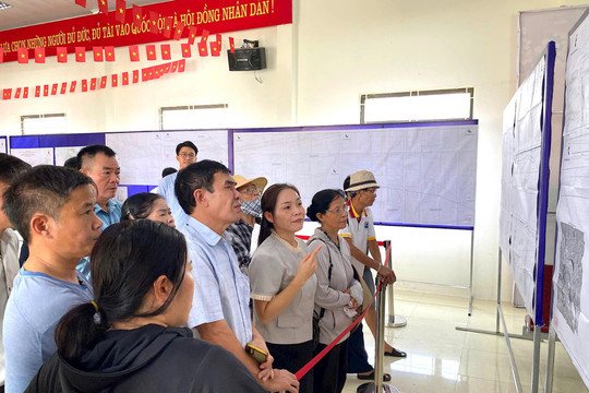Xã Thiên Lộc: Cùng người dân hình dung tương lai khu vực ven sông Hồng