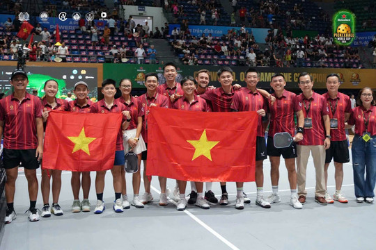 Pickleball Việt Nam tạo dấu ấn lớn tại World Cup trên sân nhà