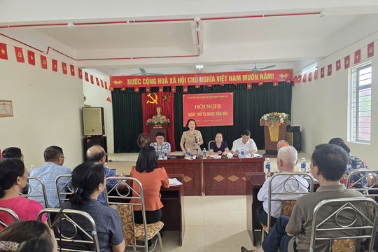 Phường Thượng Cát: Dân hỏi, cán bộ trả lời tại “Ngày thứ tư nghe dân nói”