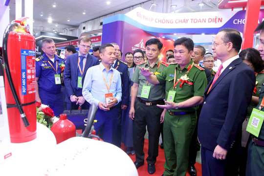 Tự hào sản phẩm made in Việt Nam tại triển lãm quốc tế về kỹ thuật và phương tiện phòng cháy, chữa cháy