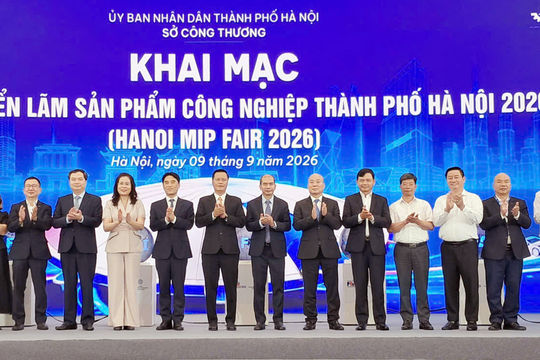 Khai mạc Hội chợ triển lãm sản phẩm công nghiệp Hà Nội 2026