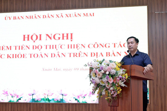Xã Xuân Mai đẩy nhanh tiến độ khám sức khỏe toàn dân