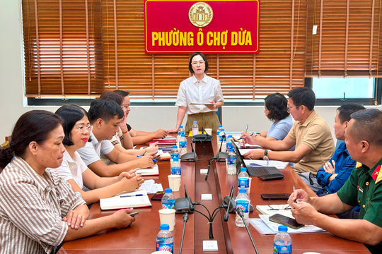 Phường Ô Chợ Dừa triển khai nhiệm vụ tổ chức Giải chạy Báo Hànộimới lần thứ 51 - Vì hòa bình