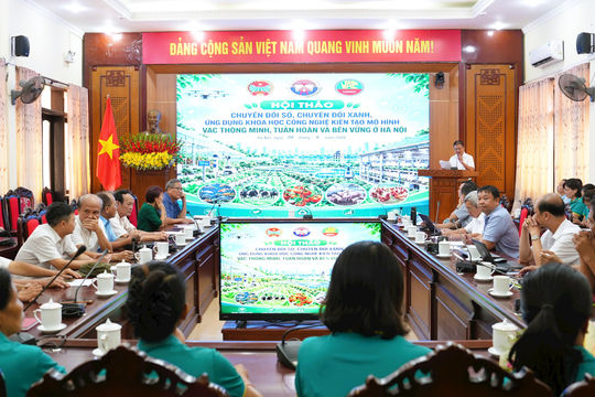 Kiến tạo mô hình VAC thông minh, xanh và bền vững ở Hà Nội