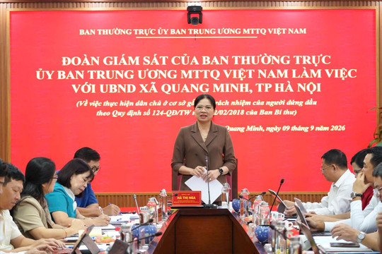 Xã Quang Minh: Nâng cao chất lượng thực hiện dân chủ ở cơ sở gắn với trách nhiệm của người đứng đầu