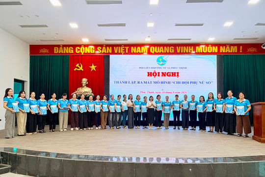 Xã Phúc Thịnh: Trang bị kỹ năng số cho 520 hội viên phụ nữ