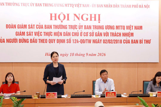 Hà Nội nâng cao hiệu quả dân chủ ở cơ sở gắn với chính quyền địa phương 2 cấp