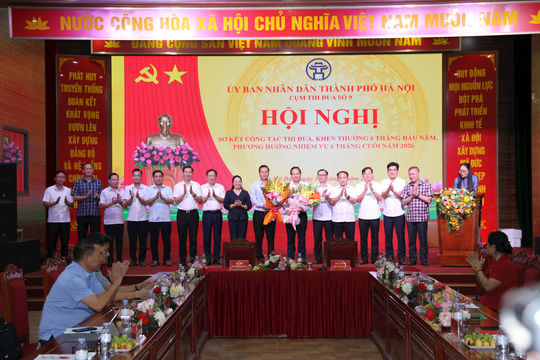 Cụm thi đua số 9 thành phố Hà Nội: Thu ngân sách đạt gần 3,9 nghìn tỷ đồng trong 6 tháng đầu năm 2026