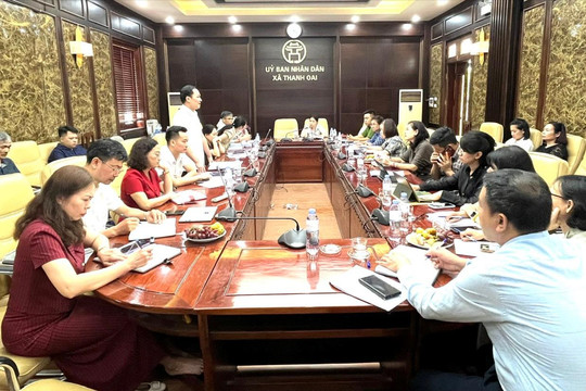 Ngày 11-9, Trường Tiểu học Kim Bài (Thanh Oai) tổ chức bán trú trở lại