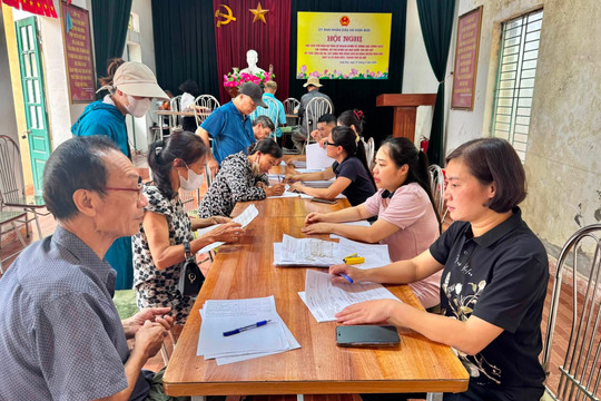 Công khai, minh bạch chi trả bồi thường, tạo đồng thuận bàn giao mặt bằng ở Hoài Đức
