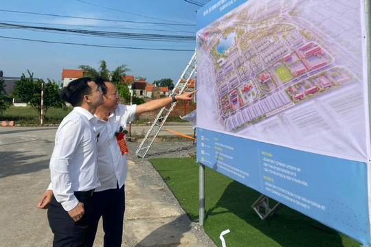 Khởi công dự án hạ tầng khu đấu giá 150 tỷ đồng tại Hồng Vân