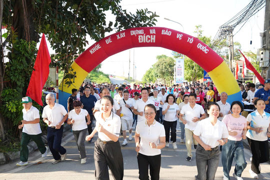 Phường Lĩnh Nam: Sôi nổi Giải chạy Báo Hànộimới lần thứ 51-Vì hòa bình năm 2026