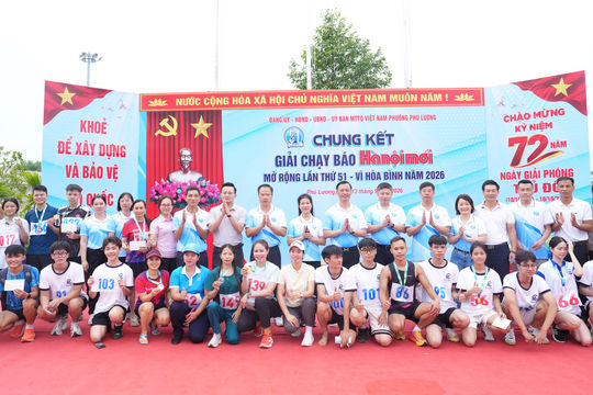 Chung kết Giải chạy Báo Hànộimới lần thứ 51 - Vì hòa bình phường Phú Lương