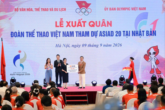 SHB tiếp sức Đoàn Thể thao Việt Nam chinh phục ASIAD 20