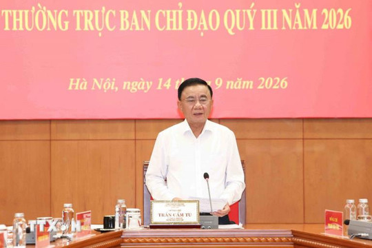 Thường trực Ban Bí thư Trần Cẩm Tú: Chủ động nắm chắc tình hình, bảo vệ vững chắc nền tảng tư tưởng của Đảng