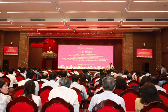 Hà Nội triển khai các kế hoạch, chương trình hành động thực hiện một số nghị quyết, chỉ thị của Bộ Chính trị