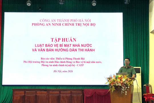 Xã Hồng Sơn tăng cường công tác bảo vệ bí mật nhà nước