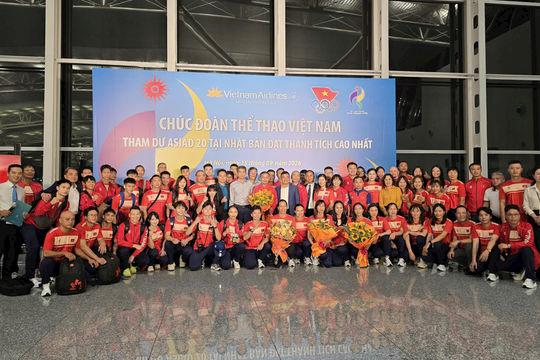 Đoàn Thể thao Việt Nam lên đường chinh phục ASIAD 20