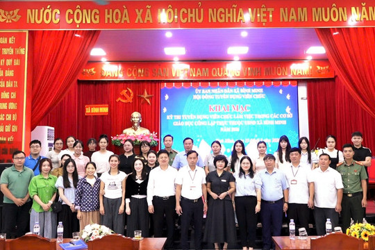 Xã Bình Minh tuyển dụng 78 viên chức giáo dục năm 2026