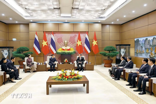 Chủ tịch Quốc hội Trần Thanh Mẫn đề nghị tăng cường hợp tác nghị viện Việt Nam - Thái Lan