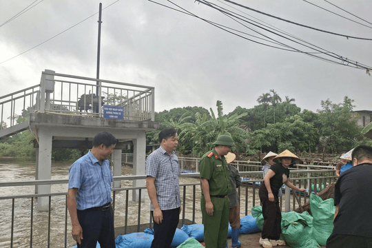 Hồng Sơn khẩn trương ứng phó nguy cơ ngập úng do mưa kéo dài
