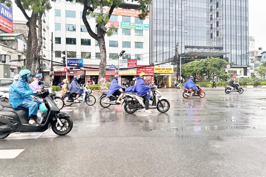 Bắc Bộ mưa diện rộng, nhiều nơi có mưa rất to
