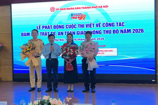 Phát động Cuộc thi viết “Vì an toàn giao thông Thủ đô” năm 2026
