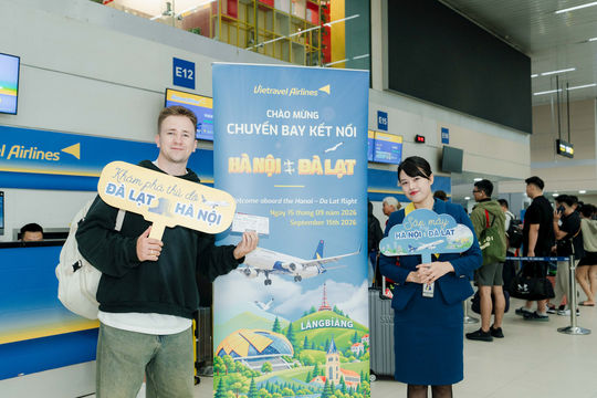 Vietravel Airlines khai thác trở lại đường bay Hà Nội - Đà Lạt