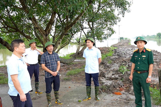 Xã Thanh Oai chủ động phòng, chống ngập úng