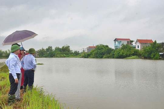 Chủ động “4 tại chỗ” và “3 sẵn sàng” ứng phó với thiên tai