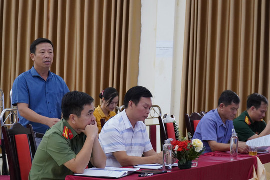 Xã Trung Giã kiên quyết xử lý vi phạm đất lâm nghiệp