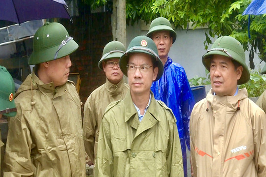 Hà Nội chủ động ứng phó ngập lụt, bảo đảm an toàn cho người dân khu vực sông Bùi