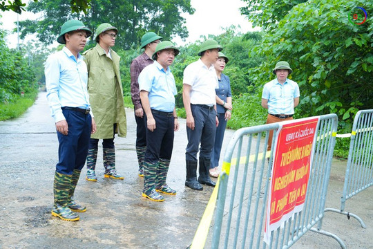 Quốc Oai chủ động ứng phó, hạn chế thiệt hại do mưa lớn
