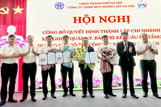 Hanoi Metro thành lập Xí nghiệp chuyên trách quản lý, bảo trì hạ tầng đường sắt đô thị