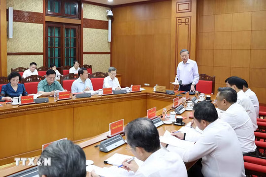 Tổng Bí thư, Chủ tịch nước Tô Lâm: Tăng cường kiểm soát quyền lực, giám sát bằng dữ liệu