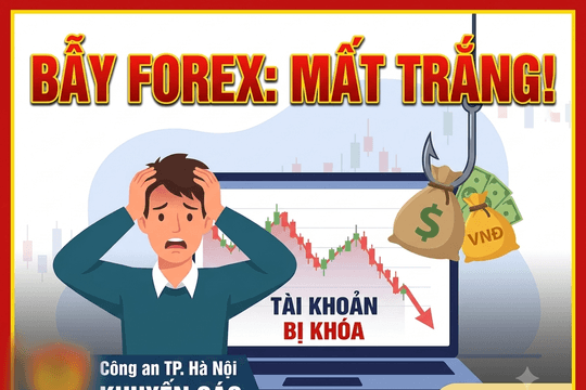 Cảnh giác thủ đoạn lừa đảo núp bóng đầu tư Forex