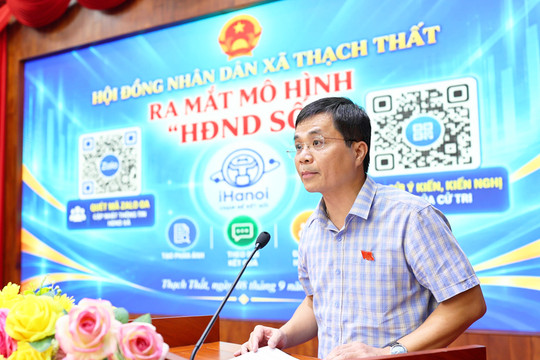 Xã Thạch Thất ra mắt mô hình Hội đồng nhân dân số