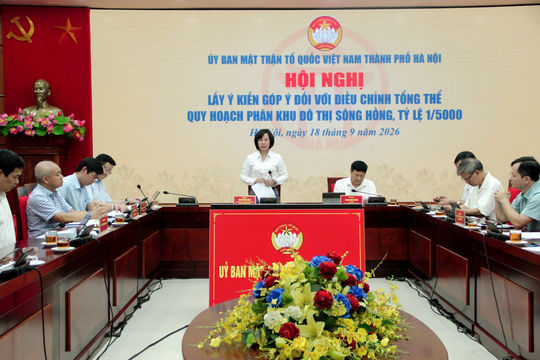 Lắng nghe ý kiến nhân dân để hoàn thiện quy hoạch phân khu đô thị sông Hồng