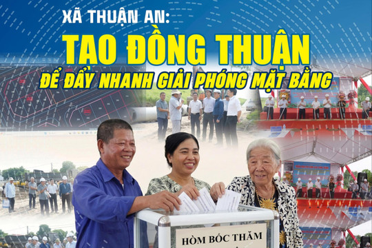 Xã Thuận An: Tạo đồng thuận để đẩy nhanh giải phóng mặt bằng