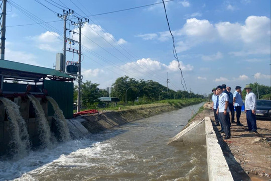 Hồng Vân phát huy hiệu quả công trình chống ngập